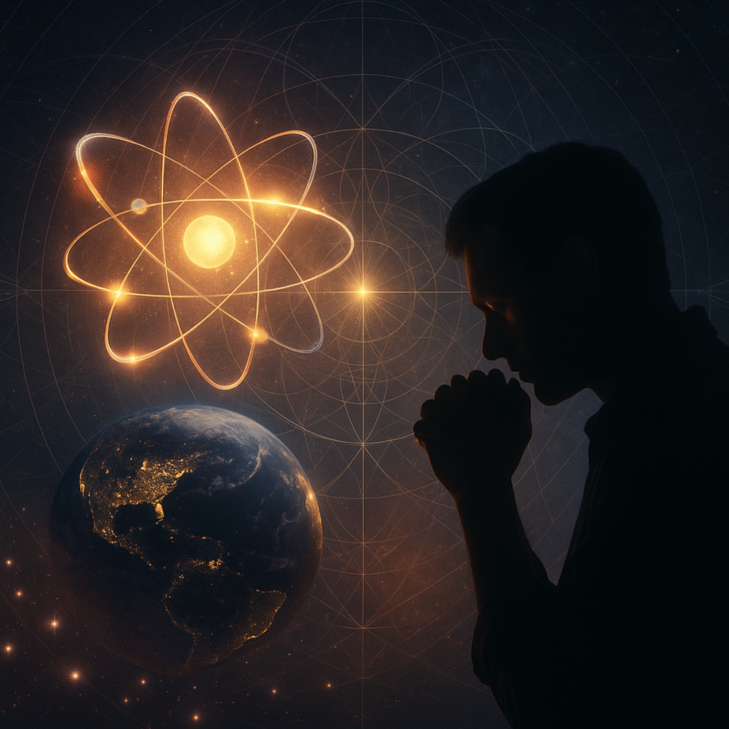 Quantum Prayer collapse many possibilities into one intention.