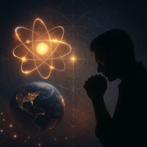 Quantum Prayer collapse many possibilities into one intention.